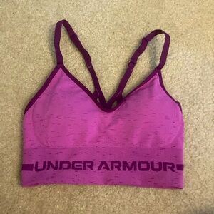Under armour strappy seamless long line sports bra